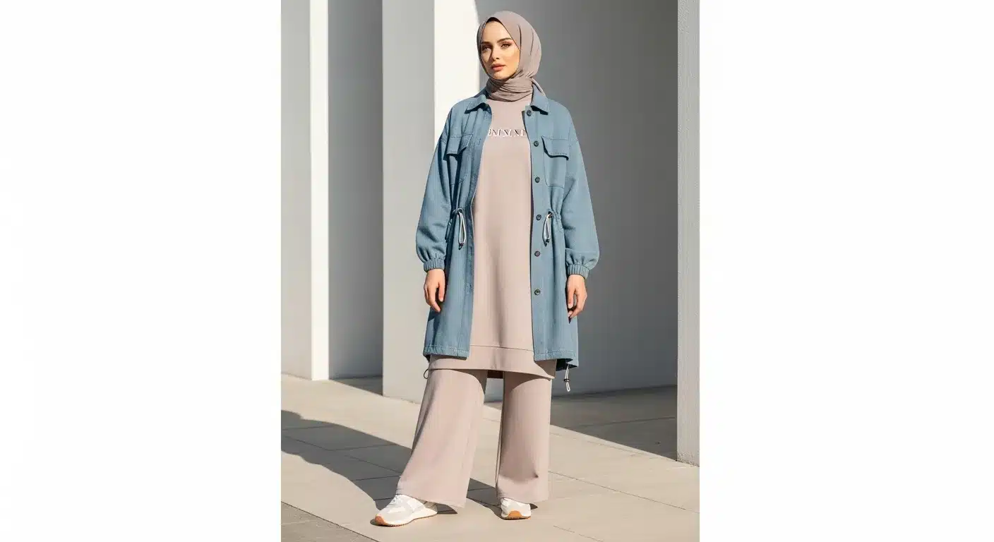 Kep tesettür sporty casual kombin 2026